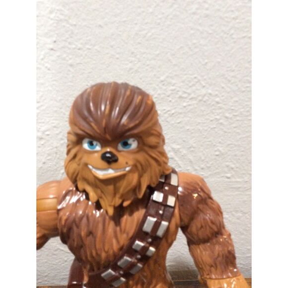 Hasbro Star Wars Galactic Heroes 10" Chewbacca Poseable Figure Mega Mighties - Picture 1 of 7
